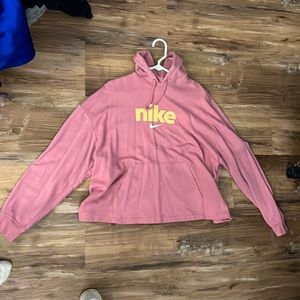 Pink Nike hoodie never worn